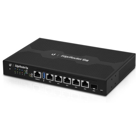 "High-Performance Ubiquiti 6-Port EdgeRouter with PoE - Model ER-6P - Advanced Networking Solution"